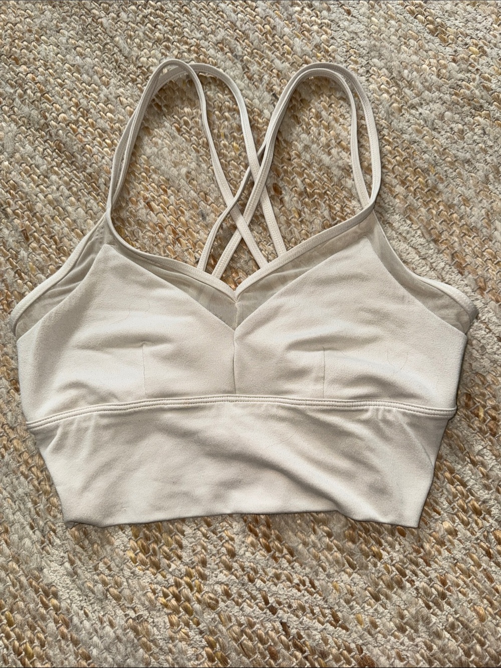 Light Beige Strappy Bralette - Women’s Intimates